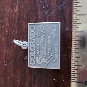 Colorado Sterling Silver Charm